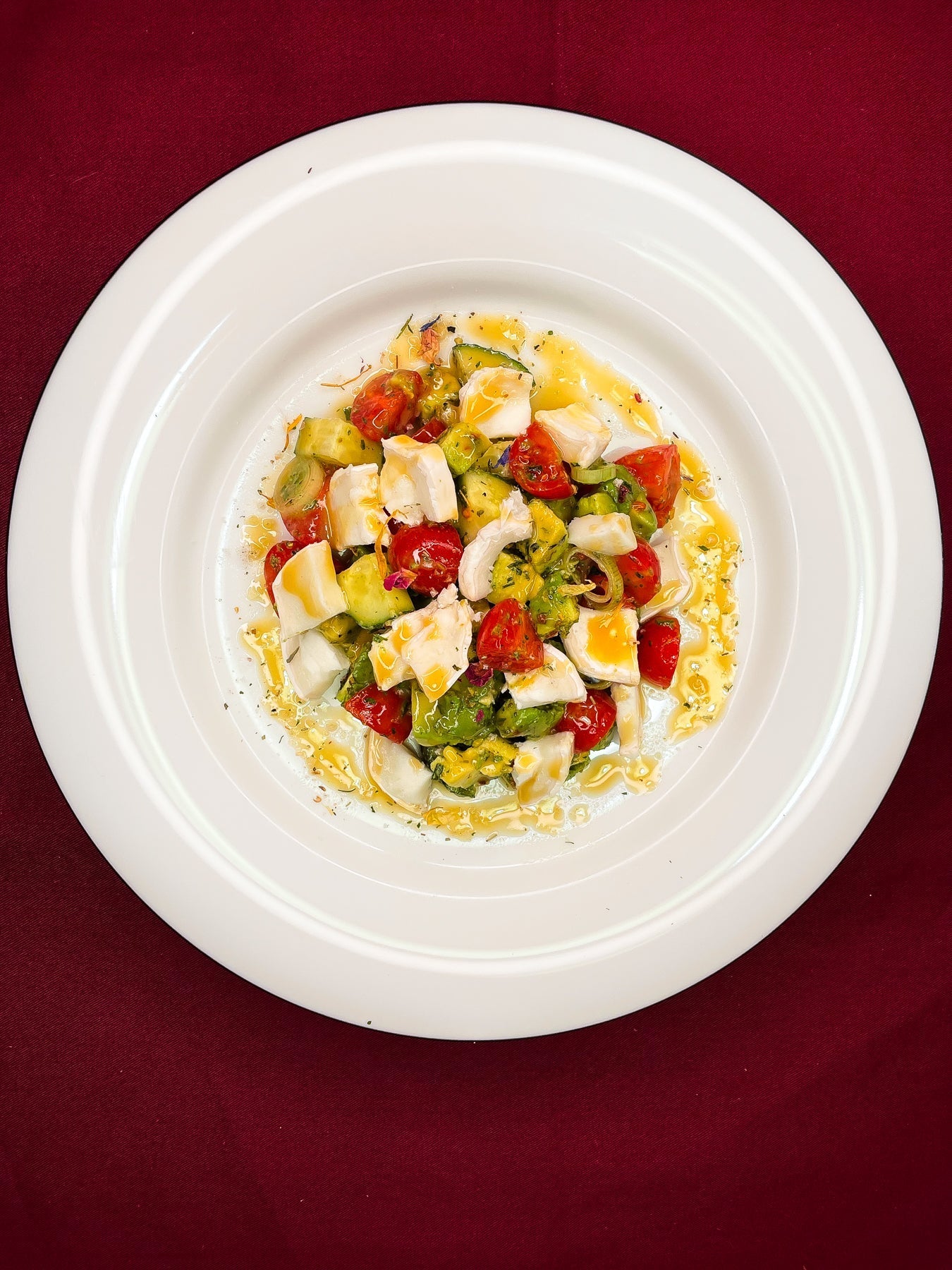 Avocado Salat mit Kardamom // Lavendelsirup Dressing