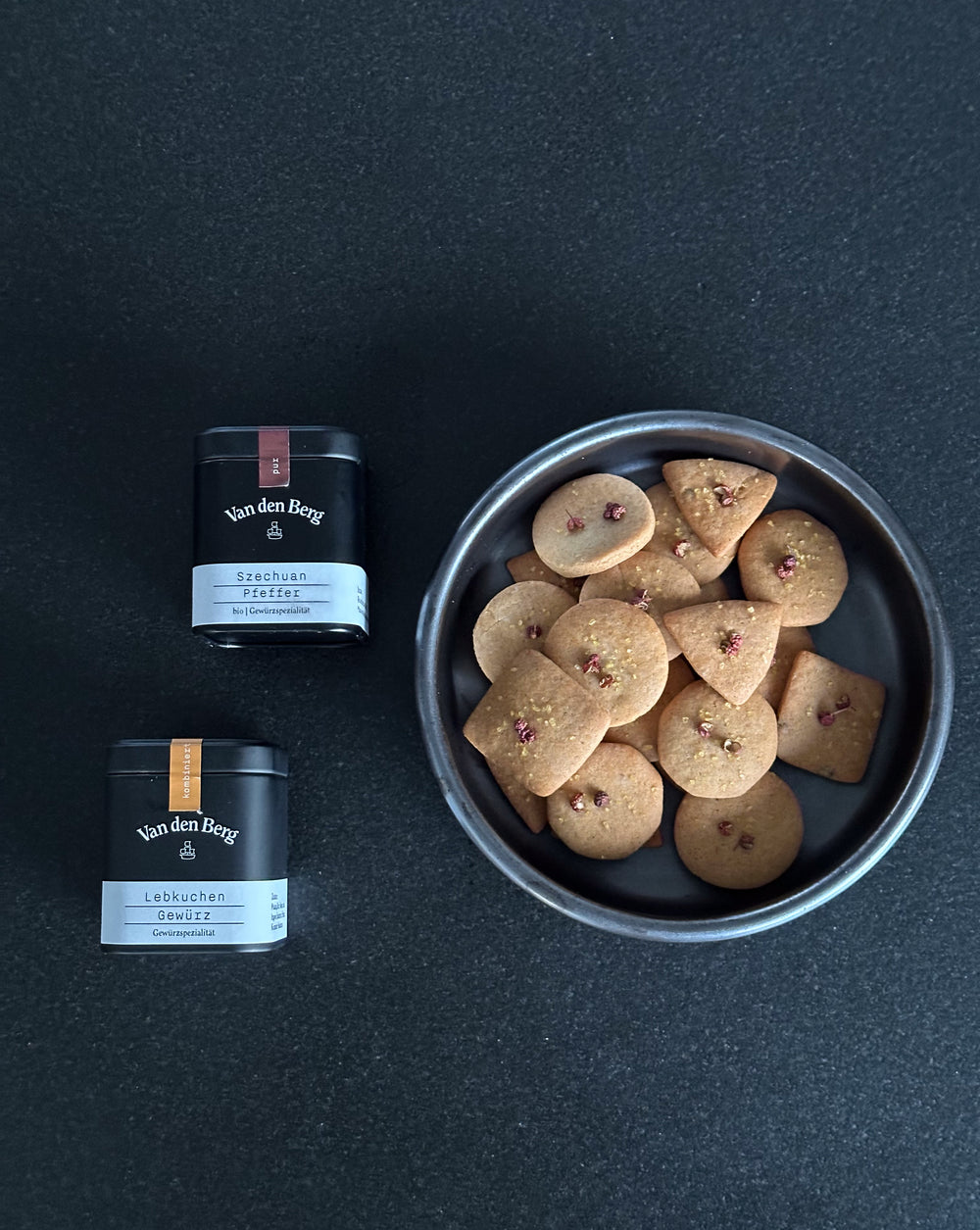 Gewürzplätzchen mit rotem Bio Szechuan Pfeffer