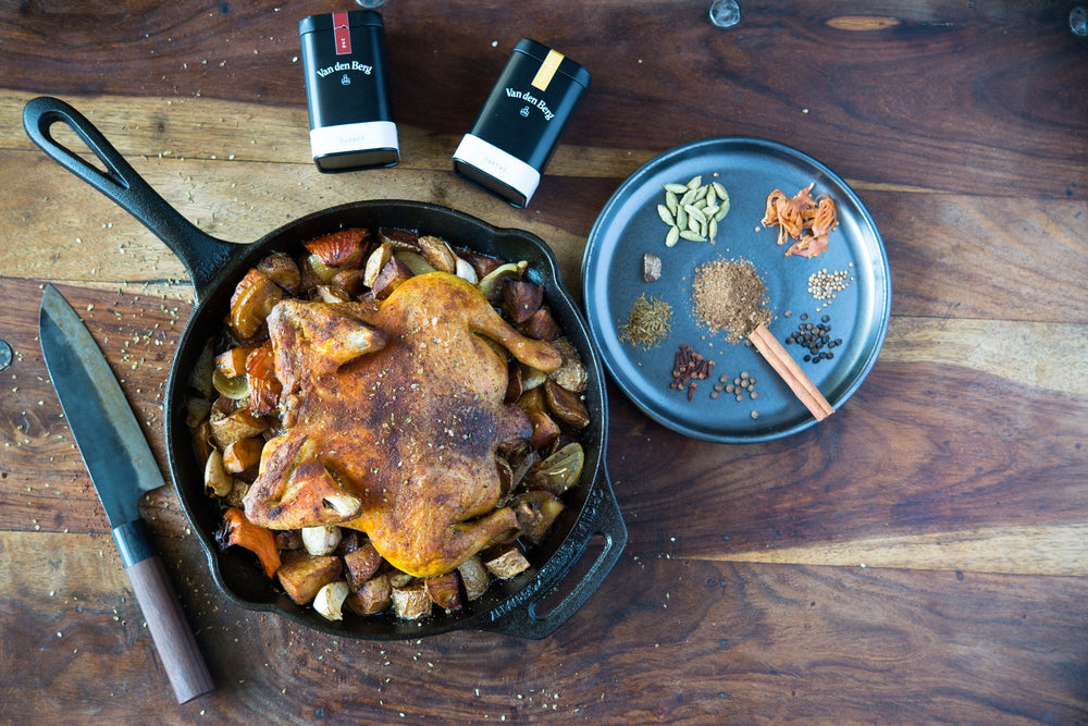 Aufgeklapptes Bio-Hendl: geschmort im eigenen Saft -  van-den-berg-2