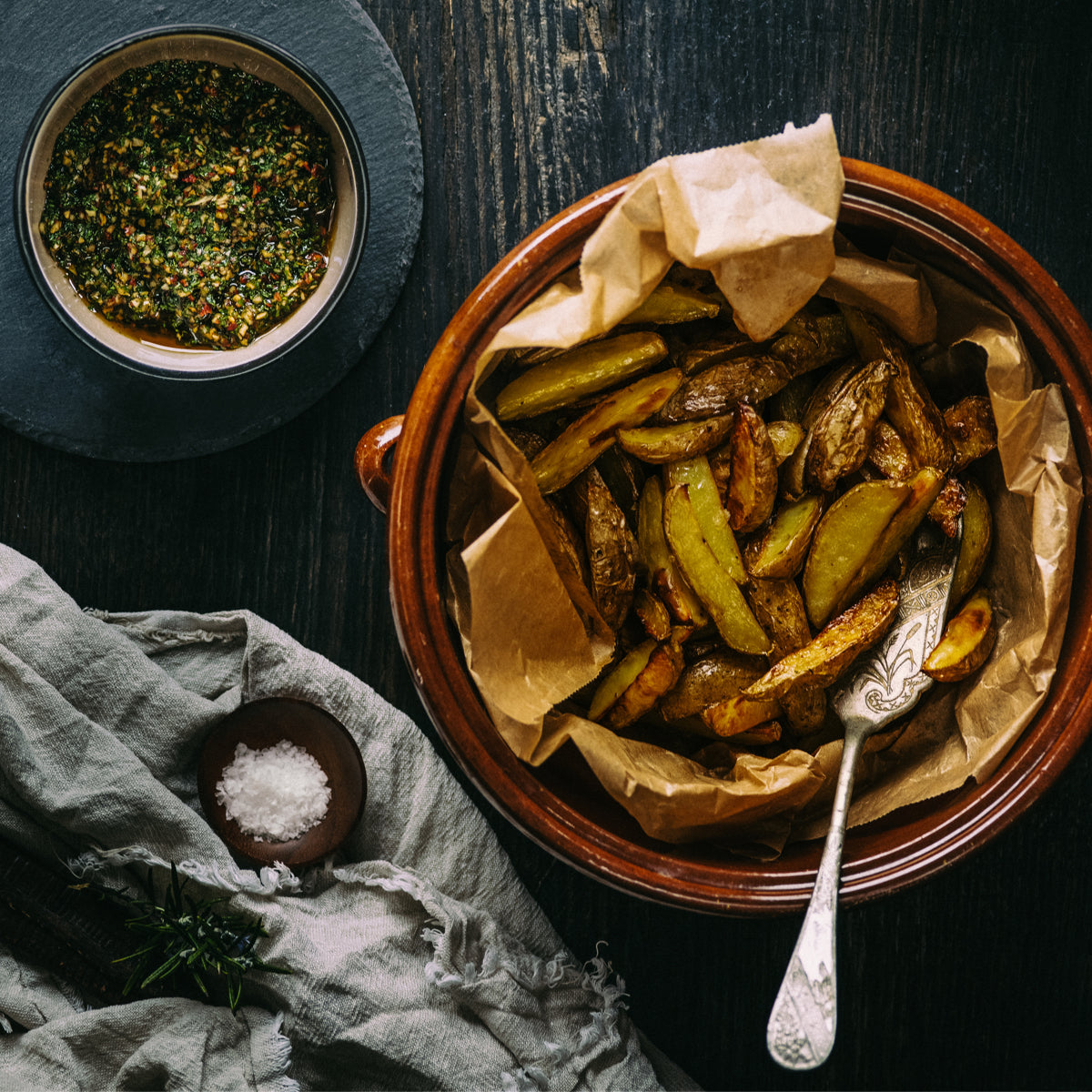 Potato-Wedges mit Chimichurri-Dip -  van-den-berg-2