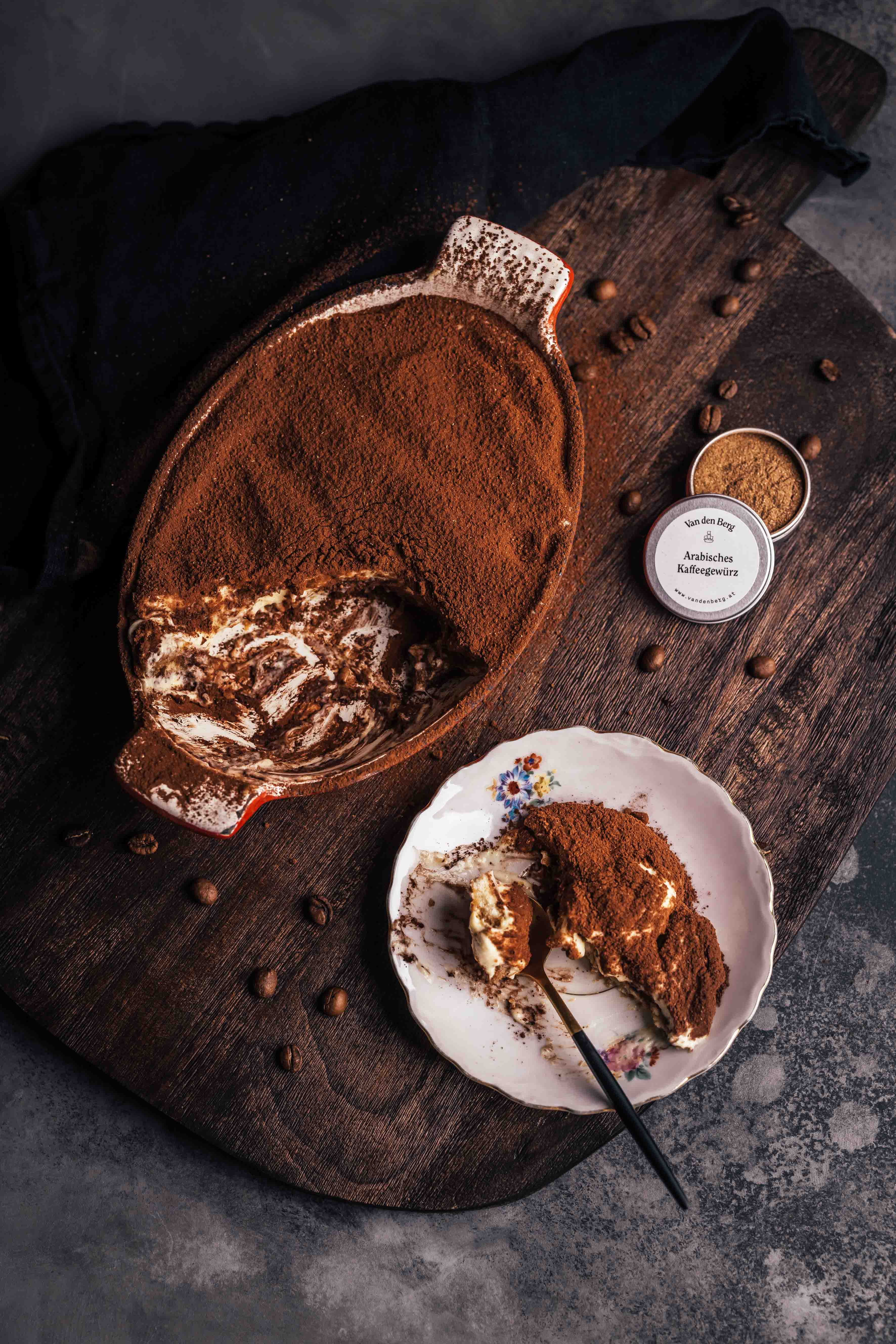 Tiramisu mit arabischem Kaffeegewürz