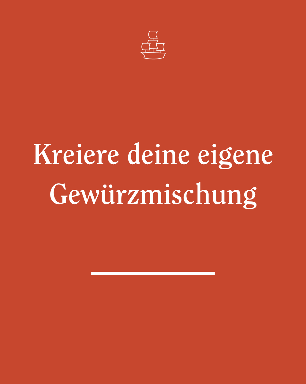 Kreiere deine eigene Gewürzmischung