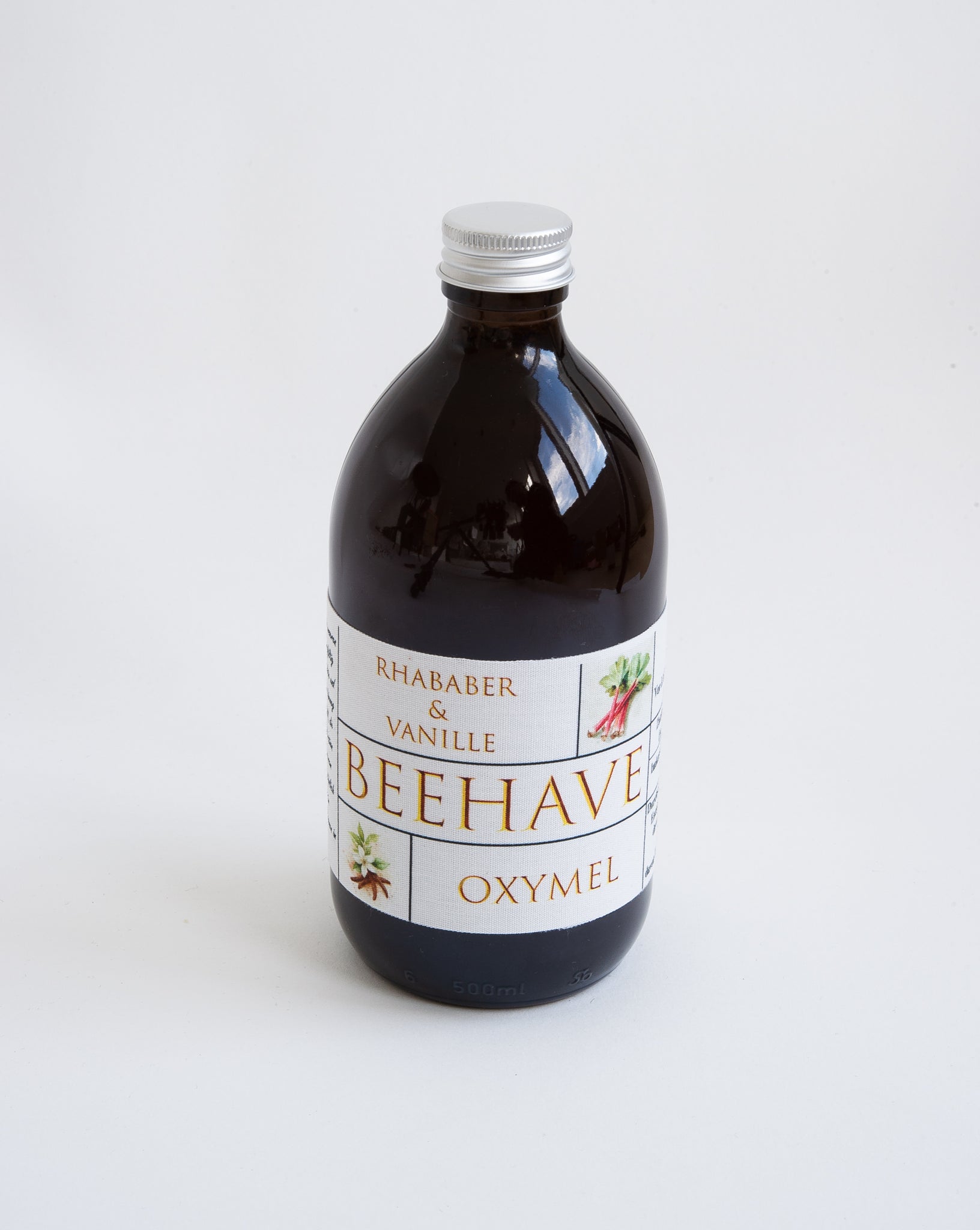 Beehave Oxymel, Rhabarber & Vanille Beehave Oxymel, Rhabarber & Vanille