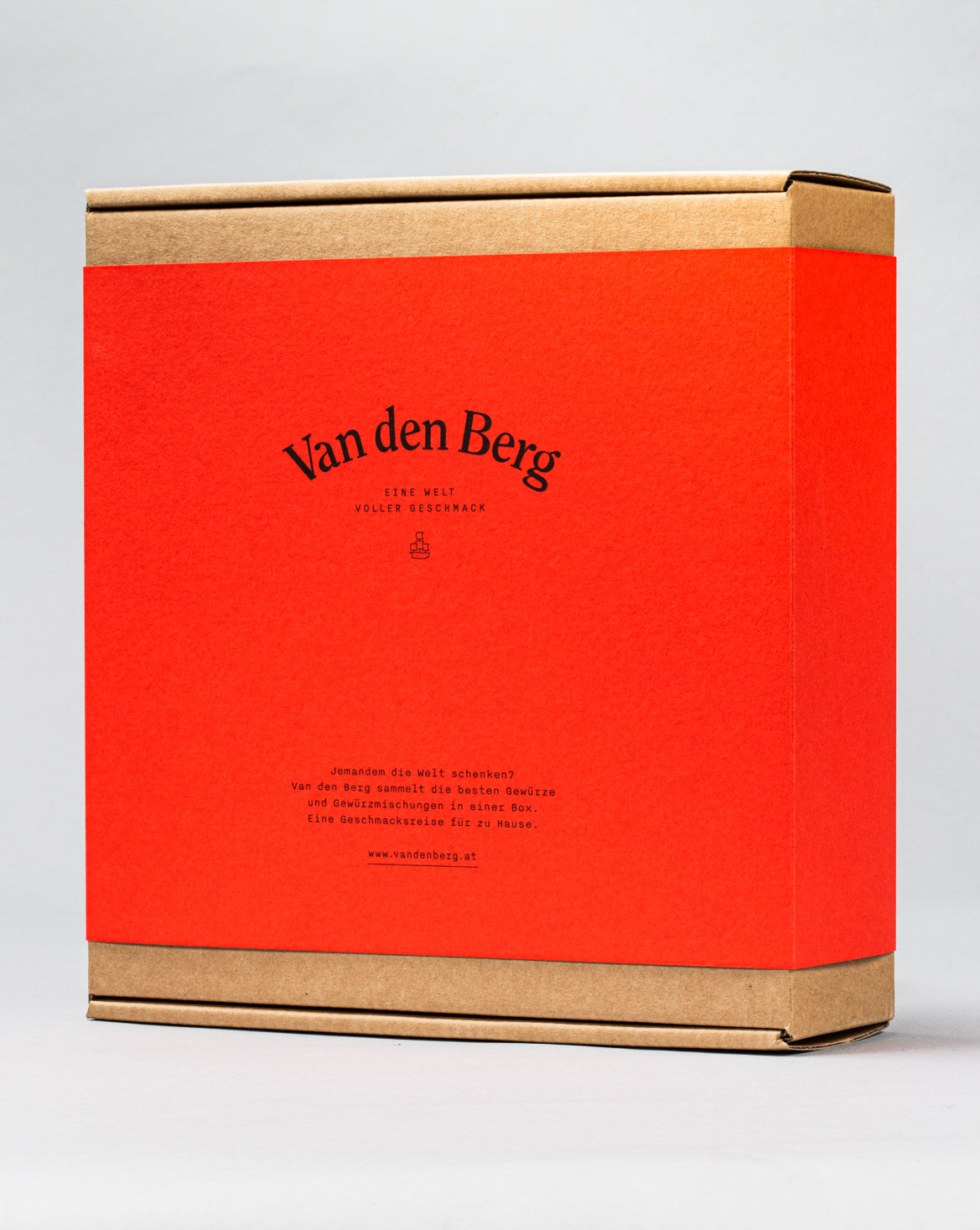 Geschenkverpackung 9er Box von Van den Berg für große Genussgeschenke
