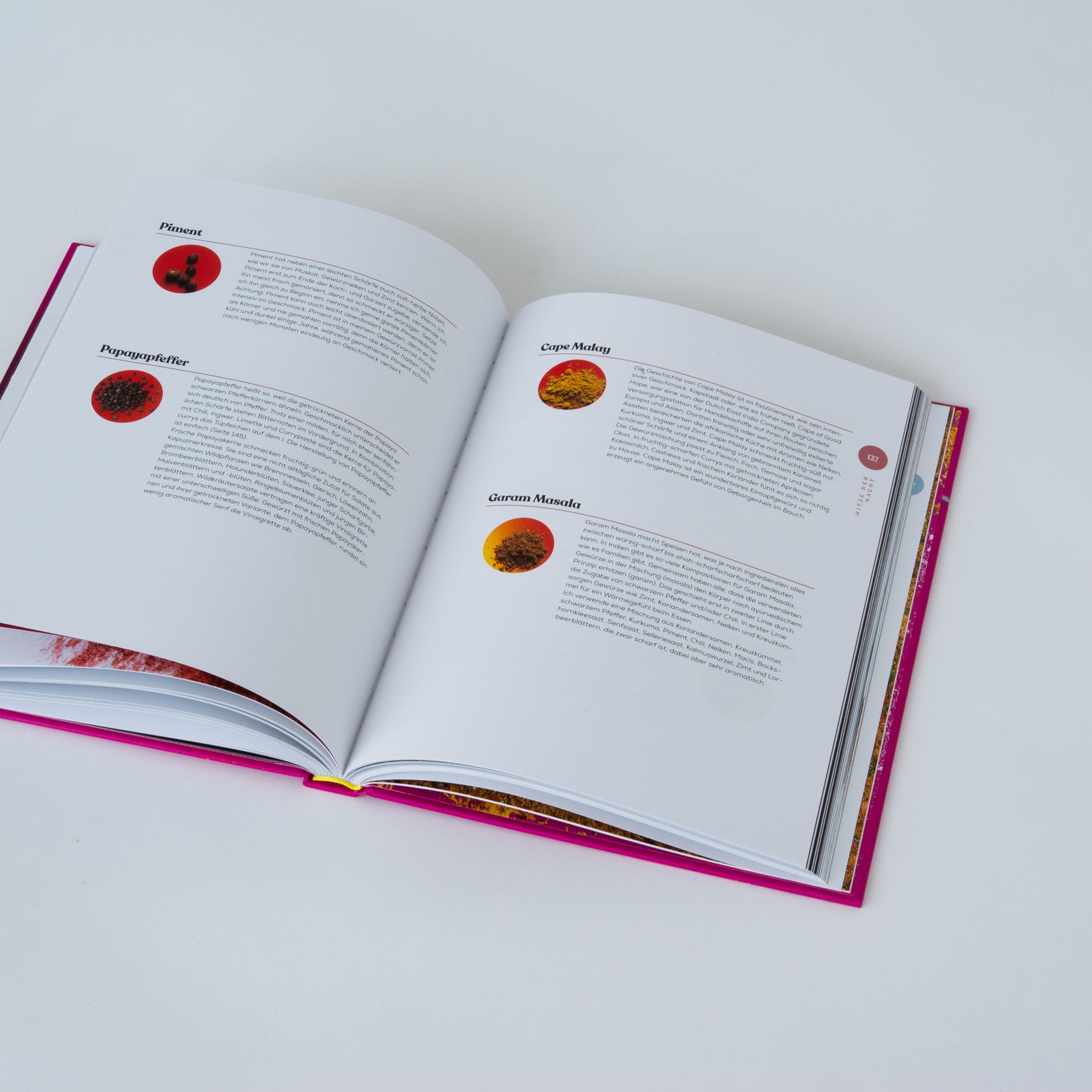 Gewürze, Das Kochbuch.
