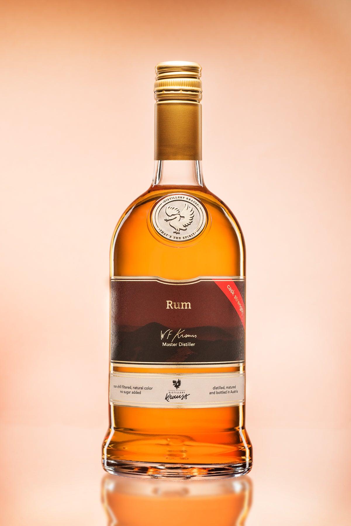 Rum cask strength, unfiltered