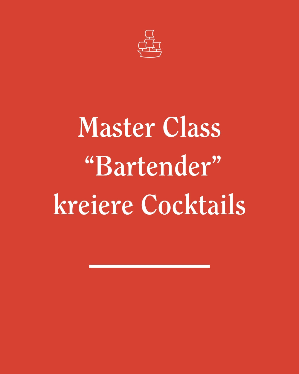 Master Class – Cocktails & Barschule (mit Barchefin Kate Schröder)
