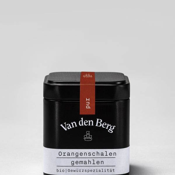 Van den Berg BIO Orangenschalen Gemahlen pur Dose 155 ml