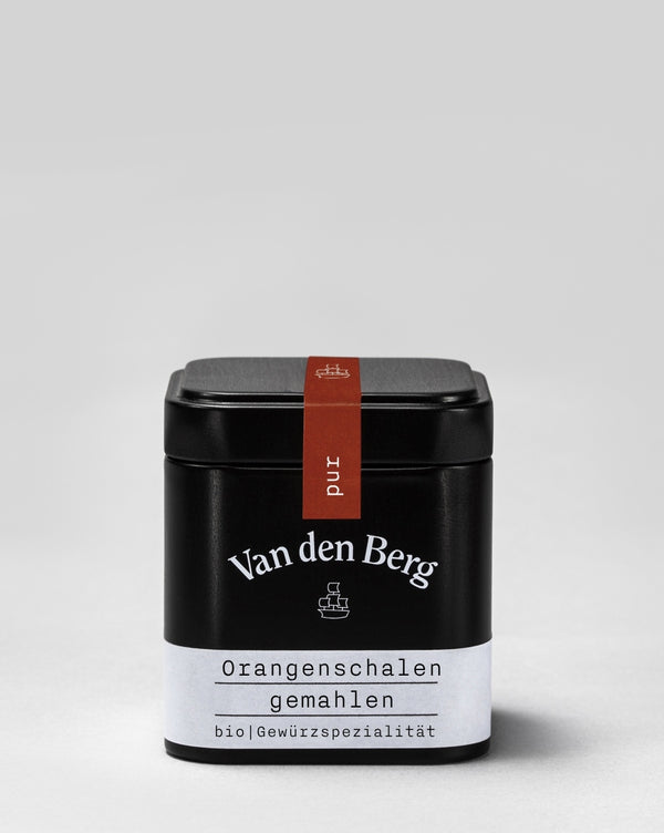 Van den Berg BIO Orangenschalen Gemahlen pur Dose 155 ml