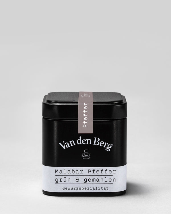 Van den Berg Malabar Pfeffer Grün & Gemahlen Dose 155 ml