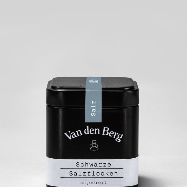Van den Berg Schwarze Salzflocken Dose 155 ml