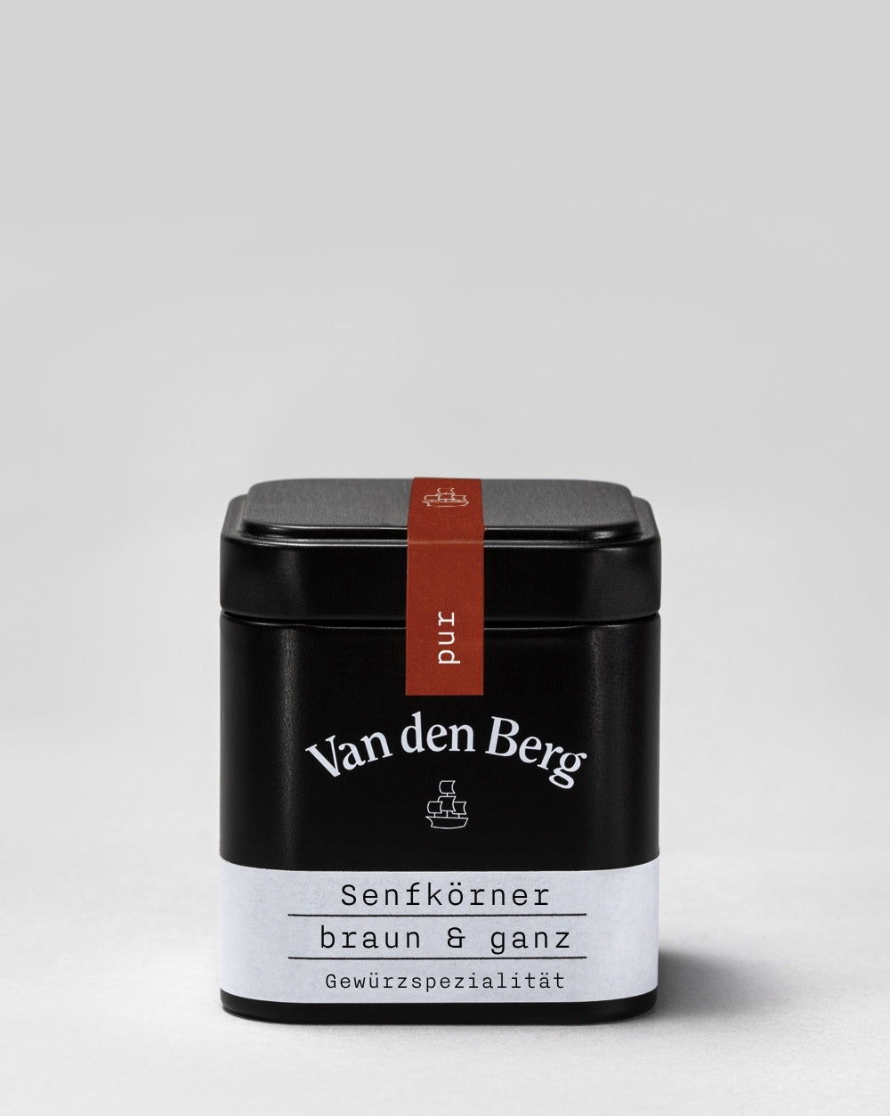 Van den Berg Senfkörner Braun Ganz pur Dose 155 ml
