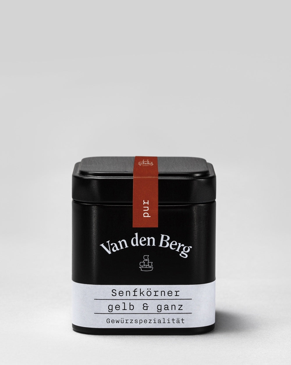 Van den Berg Senfkörner Gelb Ganz pur Dose 155 ml