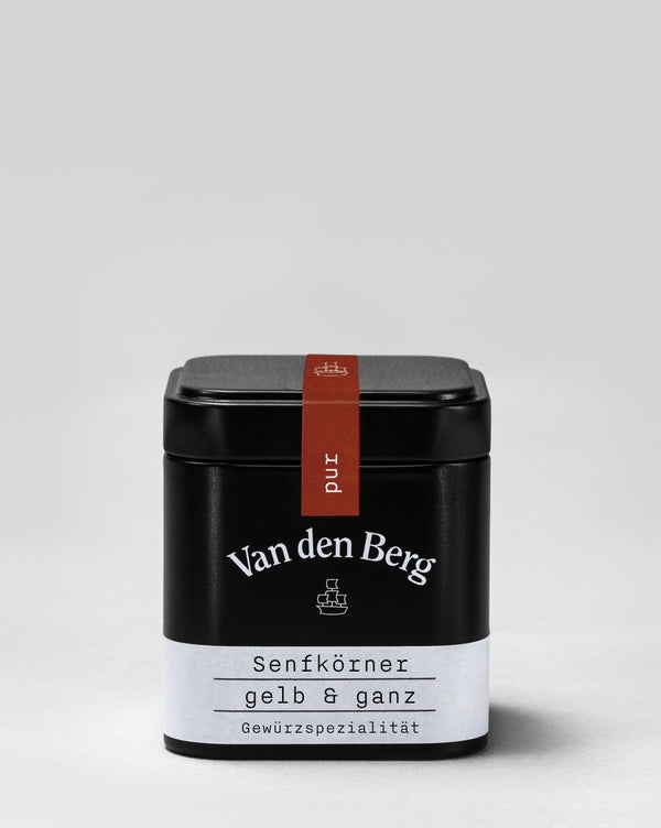 Van den Berg Senfkörner Gelb Ganz pur Dose 155 ml