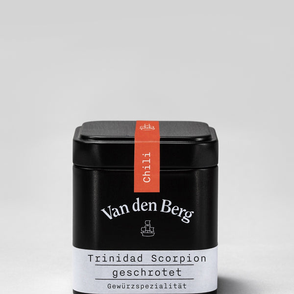 Van den Berg Trinidad Scorpion Chili Geschrotet Dose 155 ml