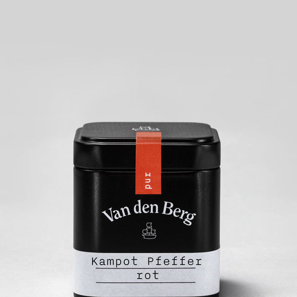 Echter roter Kampot Pfeffer.
