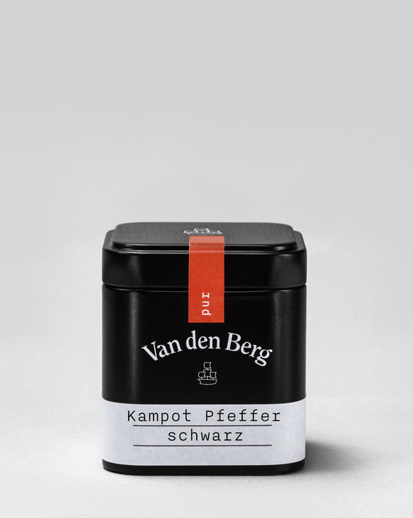 Schwarzer Kampot-Pfeffer.