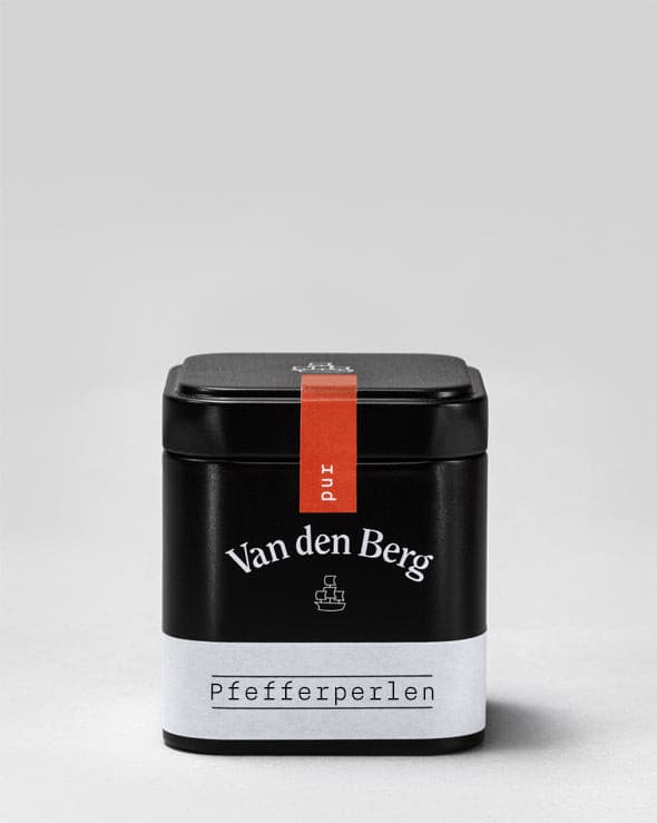Vietnamesische Pfefferperlen, weiß, ganz.